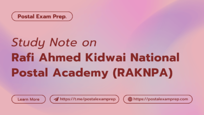 Study Notes on Rafi Ahmed Kidwai National Postal Academy (RAKNPA)
